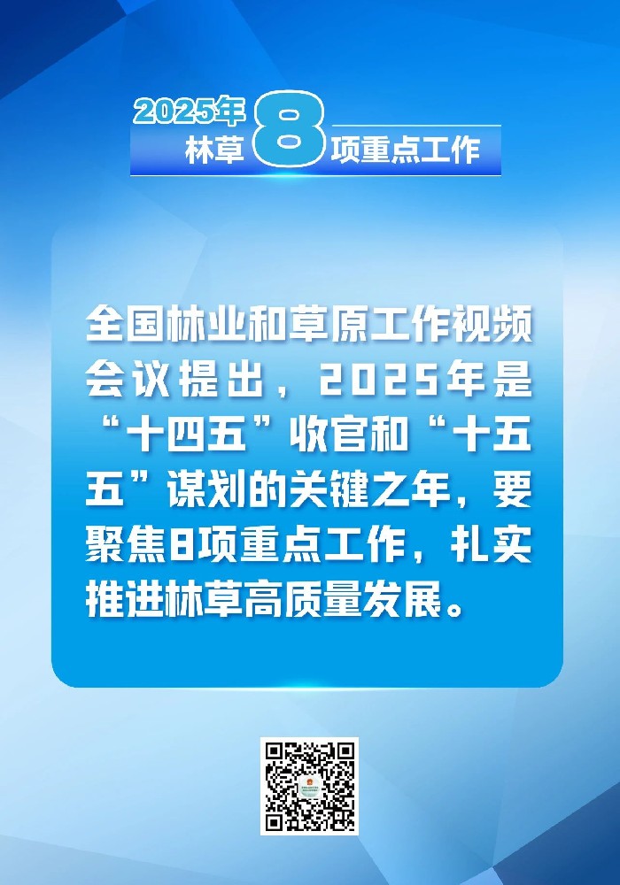 圖解｜2025年林草8項重點工作